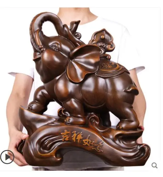 

Lucky elephant puts out a sitting room TV wine ark adornment originality lovely gift geomantic elephant decoration