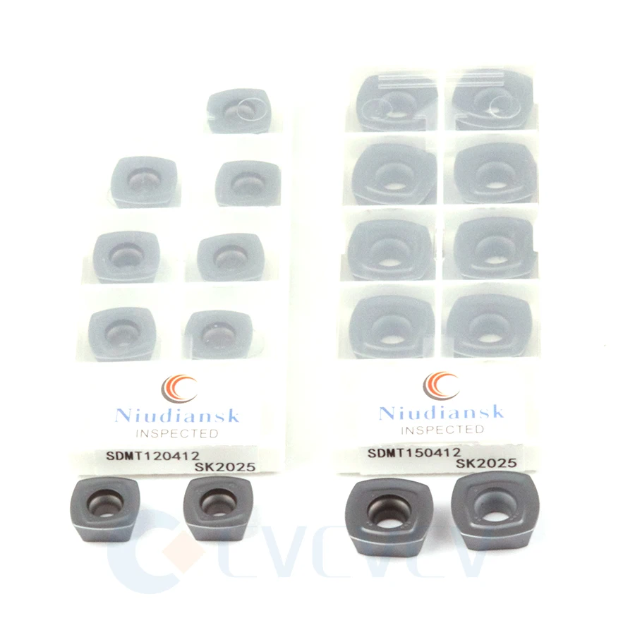 10Pcs SDMT120512 SK2025 SDMT150512 SK4025 CNC Lathe Carbide Blade Milling Cutter For Stable Wear Resistant And High Quality | Инструменты