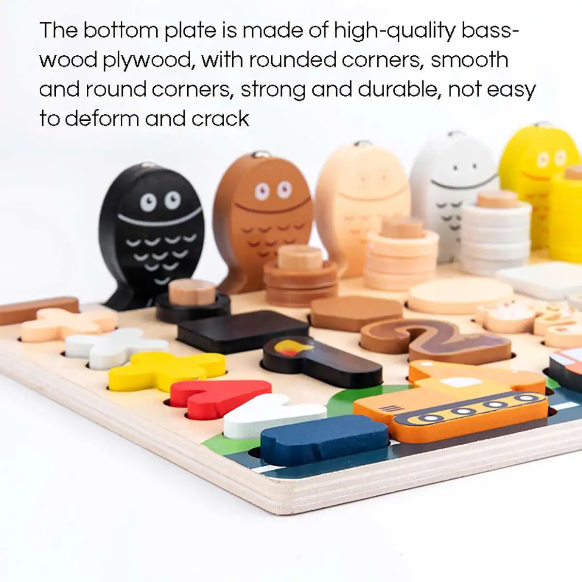 

Educational Wooden Toys For kids Board Math Geometric Fishing Count Numbers Matching Digital Shape Match Early Education Toy