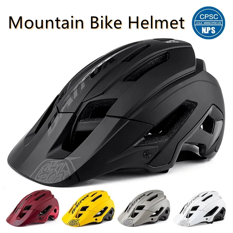 

Новый безопасный велосипедный шлем BATFOX, защитные шлемы для горных и дорожных велосипедов, Ультралегкая спортивная защита для езды на велос...