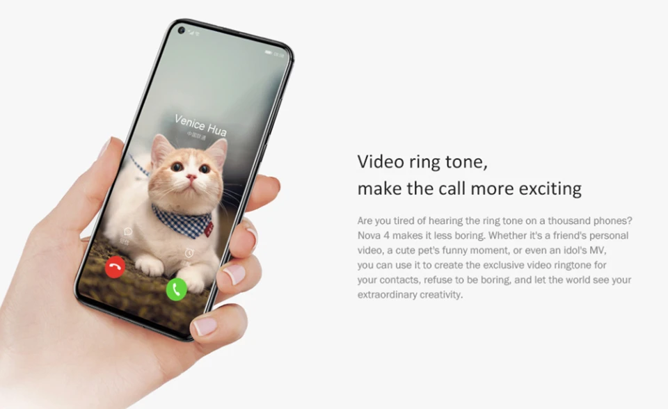 DHL Быстрая HuaWei Nova 4 4G LTE мобильный телефон Kirin 970 Android 9,0 6," ips 2310X1080 8 Гб ram 128 ГБ rom МП отпечаток пальца