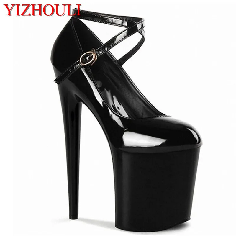 20 cm, black pump brand women's high heels, sexy high heel party wedding shoes, dancing shoes