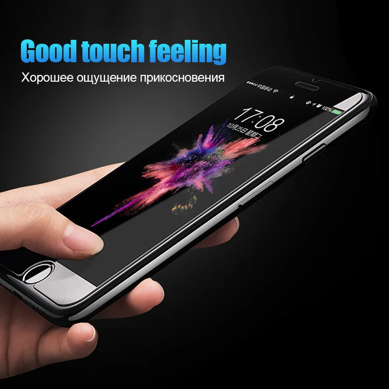 Закаленное стекло 3 шт./лот для iPhone 11 Pro Max 7 8 6 6s Plus SE 2020 5 5s Защита экрана XS XR 1 чехол