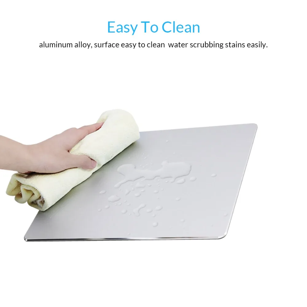 Игровой алюминиевый коврик для мыши ORICO тонкий двусторонний водонепроницаемый