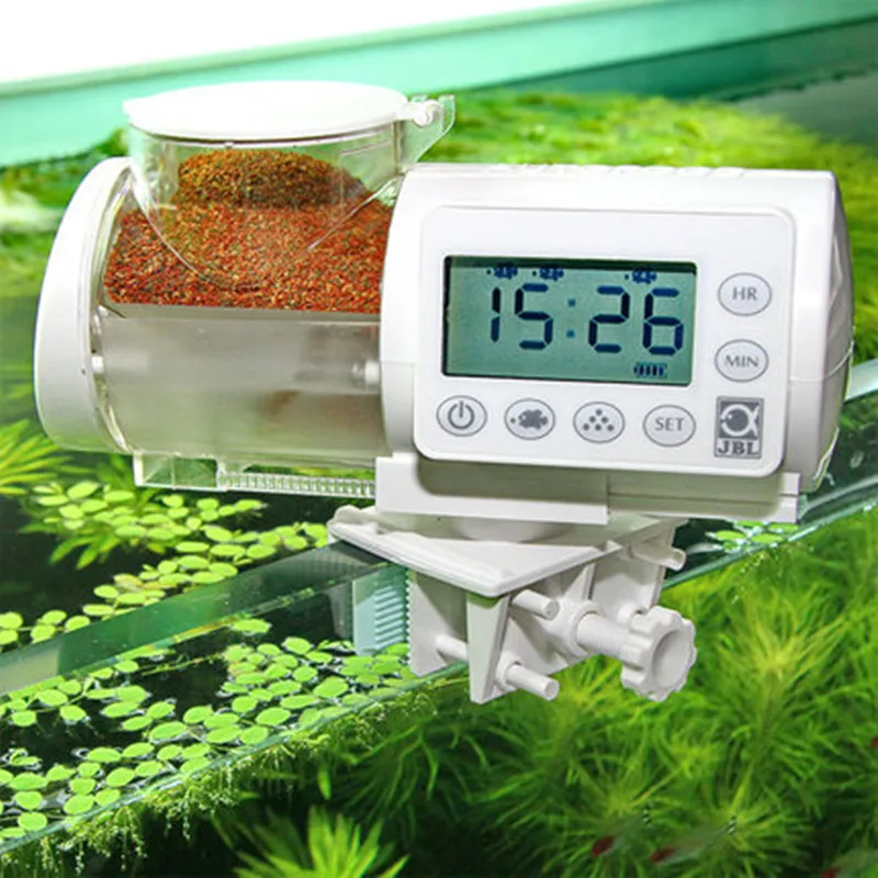JBL spiral automatic feeder water grass fish tank timing intelligent small feeding 135ML large capacity | Дом и сад