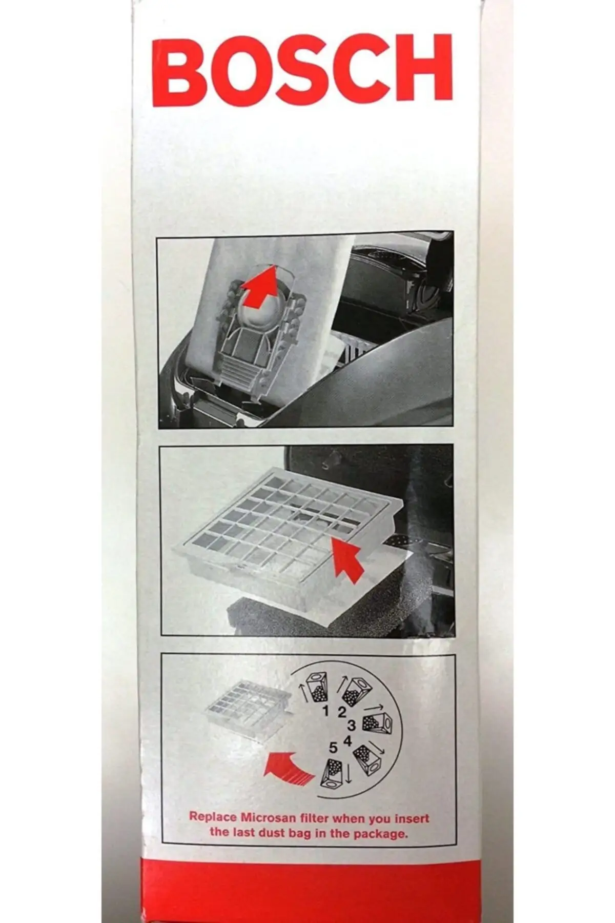 

MHK Parts Bosch Megaair Supertex Type P Compatible Dust Bag 5 Pcs