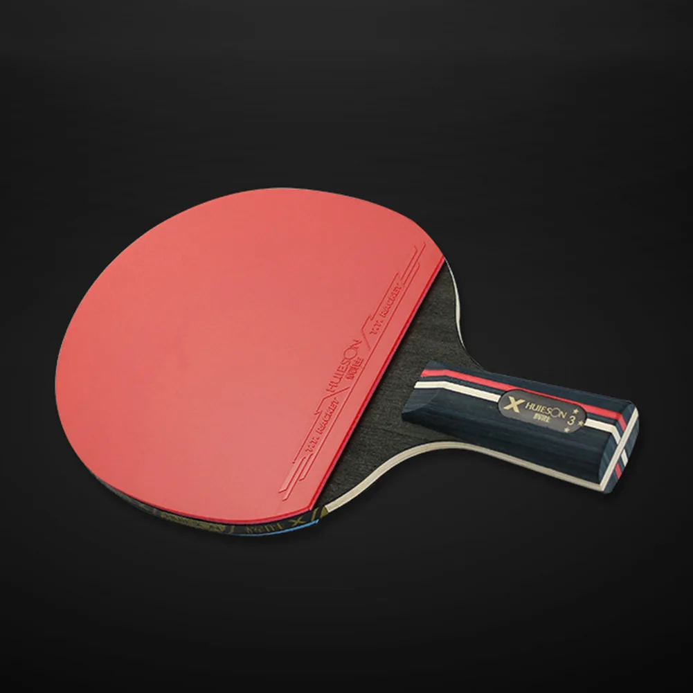 

1Pair Table Tennis Rackets Professional Rubber Carbon Pingpong Racket Short Long Handle Table Tennis Training Rackets