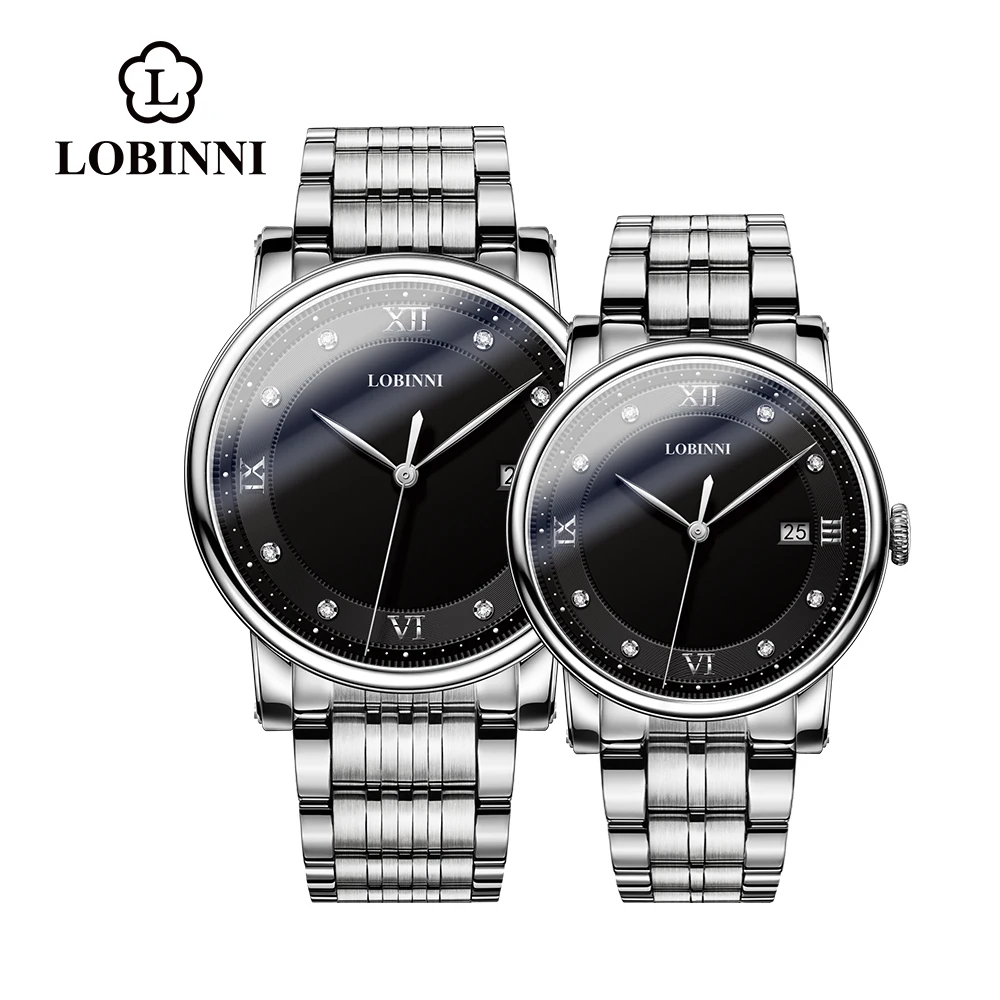 Швейцарские роскошные часы для влюбленных Кварцевые автоматические мужские