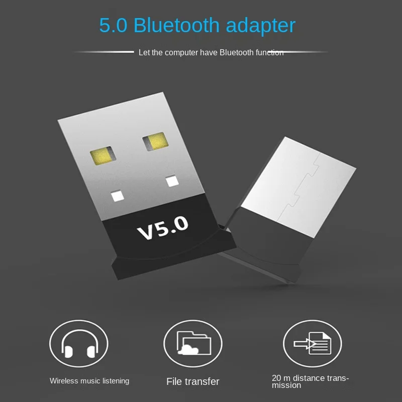 USB Bluetooth-адаптер BT 5 0 для ПК ноутбука динамика беспроводная мышь компьютерные