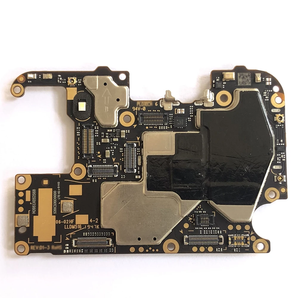 Материнская плата для Xiaomi Hongmi Redmi Note 8 Замена материнской платы с чипами