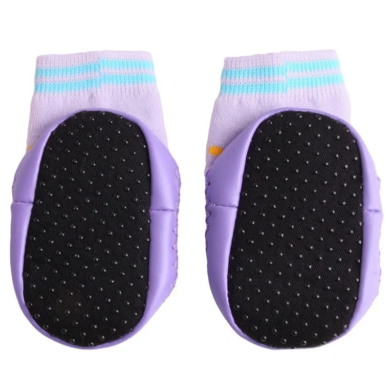 Пара синих подошвы желтовато-коричневый серый и желтый Жираф дизайн