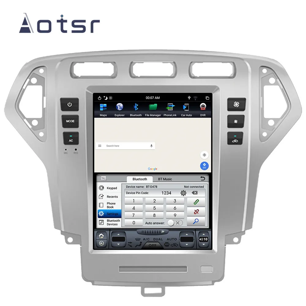 Автомобильный мультимедийный плеер для Ford Mondeo MK4 Android радио 2007 2010 Стерео GPS