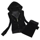 2021 женские брендовые бархатные тканевые спортивные костюмы, Велюровый костюм, спортивные толстовки и брюки