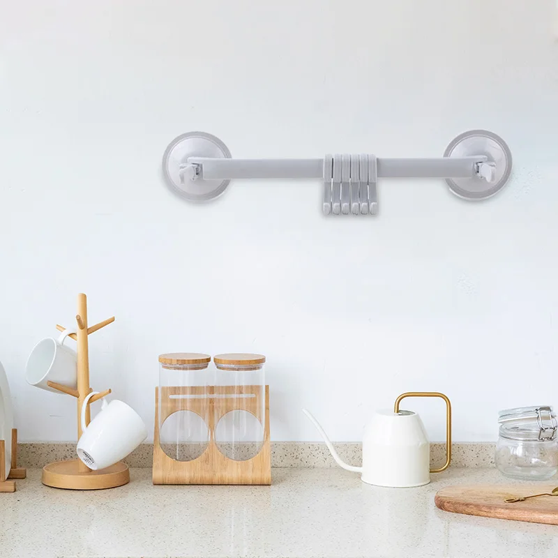 Настенный держатель для полотенец на двойной присоске|Наборы аксессуаров