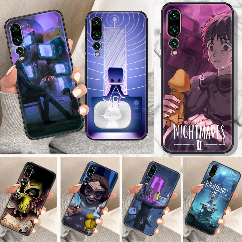 Little Nightmares 2 Phone Case For Huawei P Mate P10 P20 P30 P40 10 20 Smart Z Pro Lite black luxury Etui 3D bumper pretty back