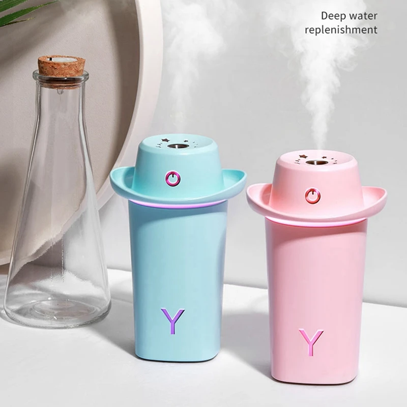

230ML USB Air Humidifier with LED Colorful Lights Fog Car Humidifier