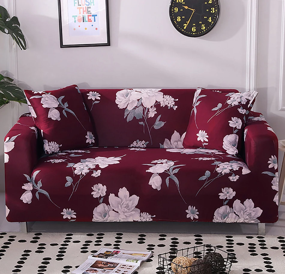 

Floral Printed Sofa Cover Elastic Couch Covers For Sofas Sectional Couch Chair Cover Living Room Home Decoration 1/2/3/4-Seat
