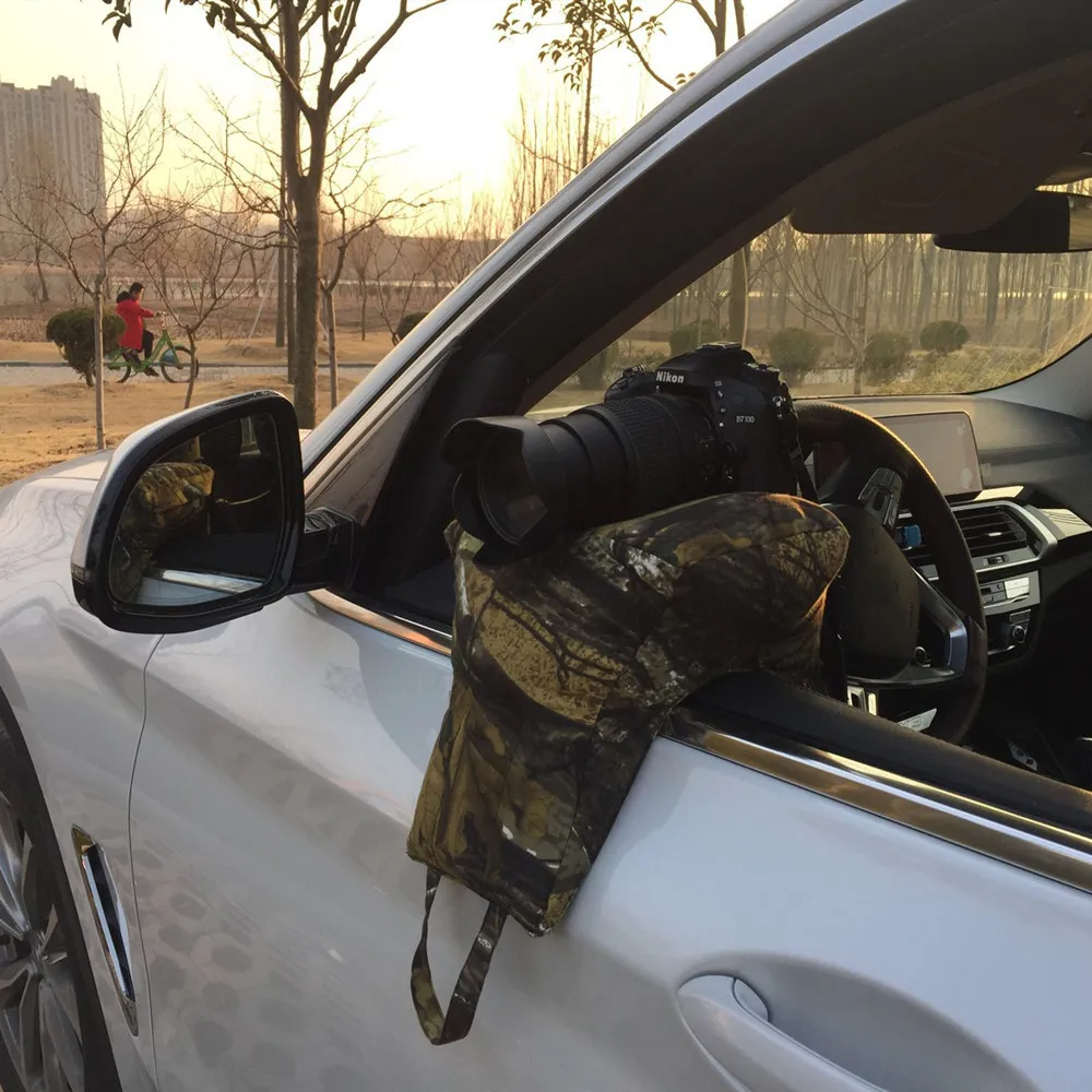 Lens Gun Window Pillow Photographic Bean Bag( With zipper should be self loading) Empty Bag Qiyin