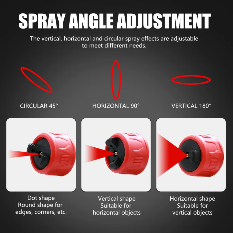 

Paint Sprayer 550W HVLP Spray Gun 1.8mm Nozzle Electric Paint Gun 800ml Detachable Container for Various Painting Projects