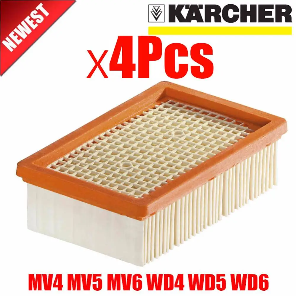

Фильтр KARCHER для пылесоса KARCHER MV4 MV5 MV6 WD4 WD5 WD6, запасные части для пылесоса влажной и сухой уборки # 2.863-005.0 hepa-фильтры