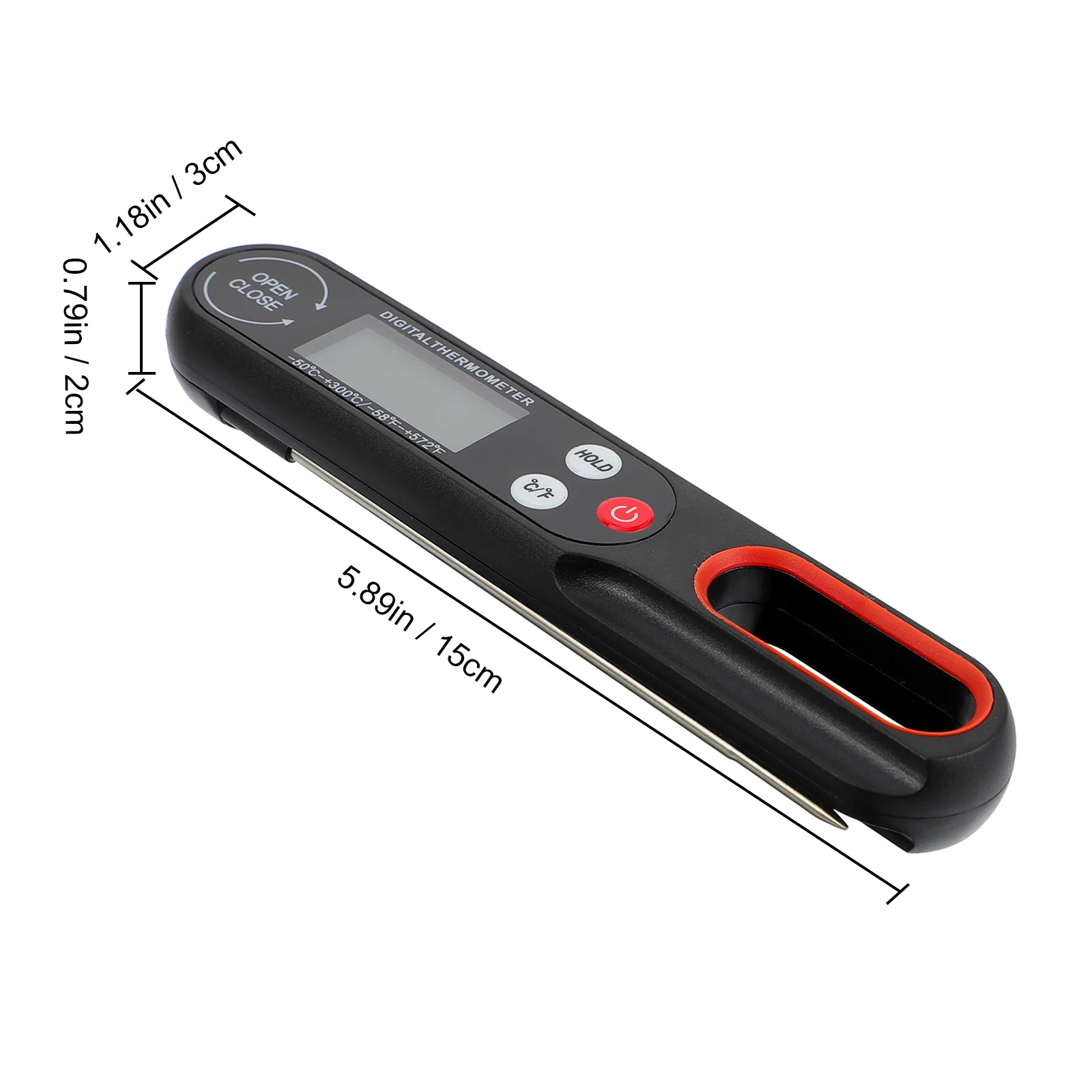 

Foldable Digital BBQ Food Meat Thermometer Electronic Cooking Thermometer Gauge Oven Kitchen Barbecue Tools