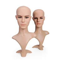clothing model props fake head male simulation head table wig holder desk cap hat scarf glasses display stand necktie display