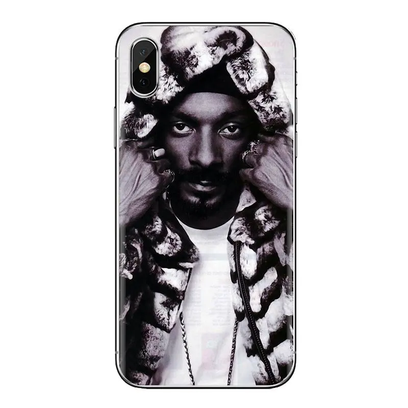 For iPod Touch Apple iPhone 4 4S 5 5S SE 5C 6 6S 7 8 X XR XS Plus MAX Snoop Dogg Wiz Khalifa Print Transparent Soft Shell Covers |