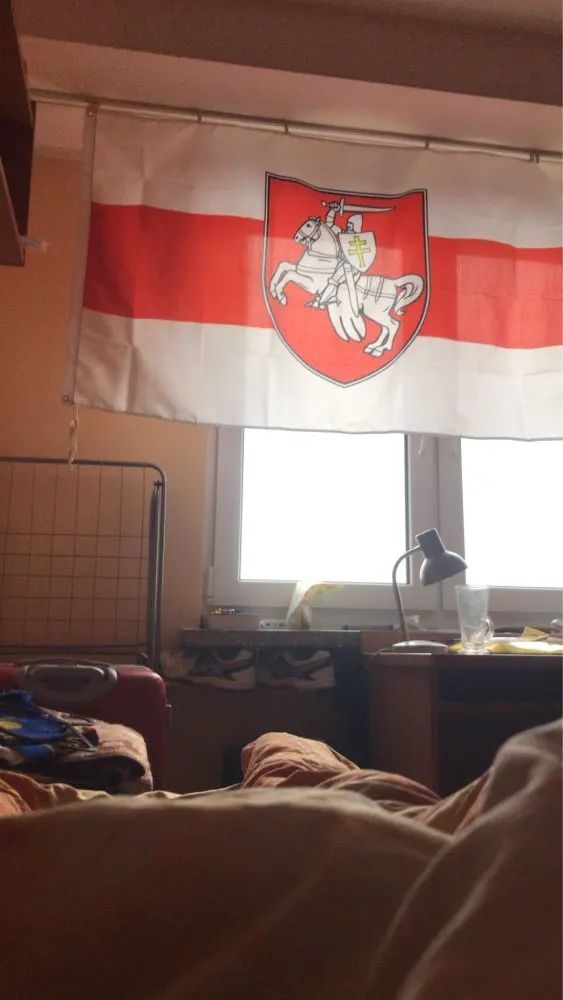 Флаг белого рыцаря пагонии, 150x90 см, 60x90 см, флаг белого рыцаря пагонии, 150x90 см, 60x90 см