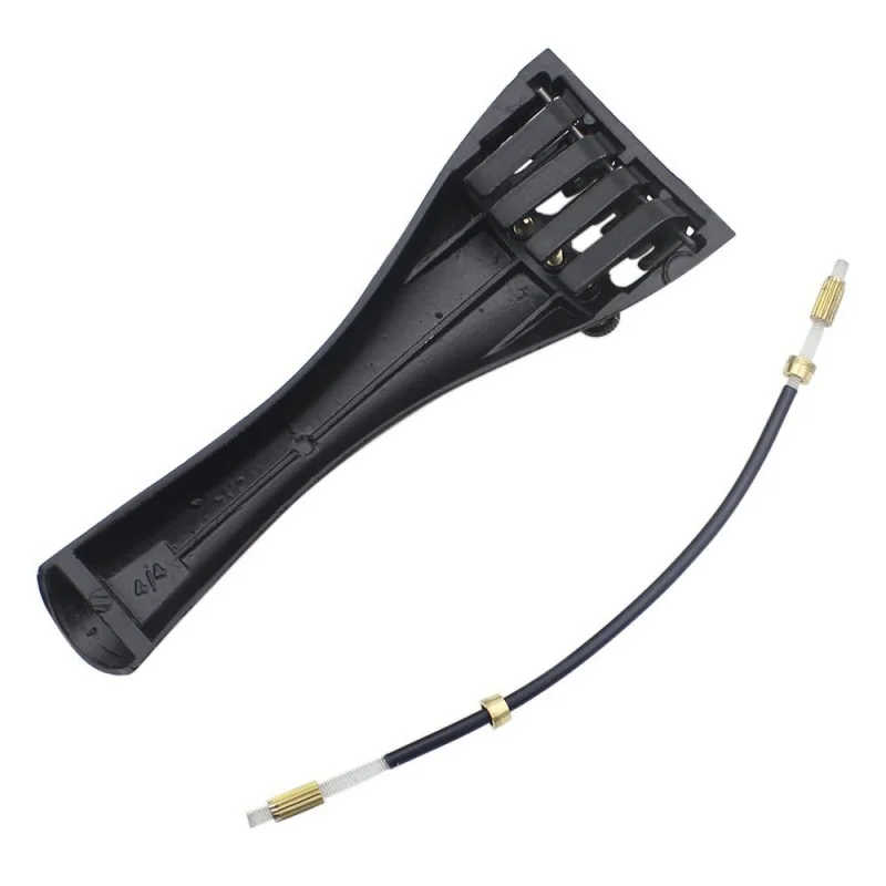 3/4 4/4 Violin Fiddle Tailpiece Hill Style with 1pcs Tailgut Tailcord 4 Fine Tuners Aluminum Alloy Durable Strong |