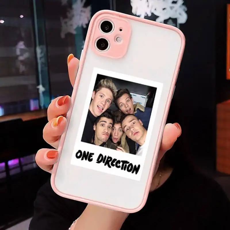 

One Direction Louis Tomlinson Always You Clear Phone Case matte transparent For Pink iPhone 7 8 x xs xr 11 12 pro plus max mini