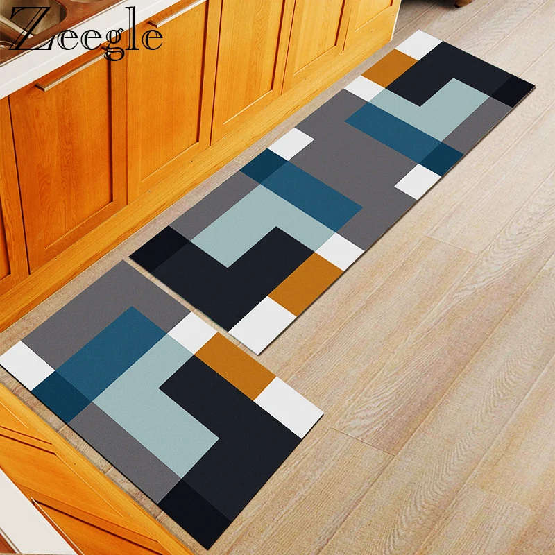 Нескользящий кухонный ковер впитывающий напольный коврик мягкий для ног из