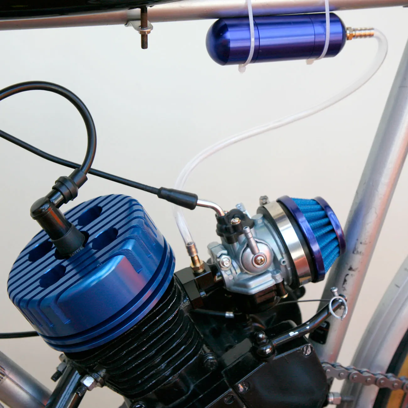 Мощная бутылка для 2 тактного двигателя 49cc 80cc Карманный внедорожный велосипед