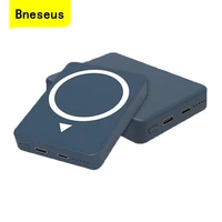 bneseus magnetic wireless power bank mobile phones external battery for iphone 13 12 11 huawei xiaomi fast charger powerbank