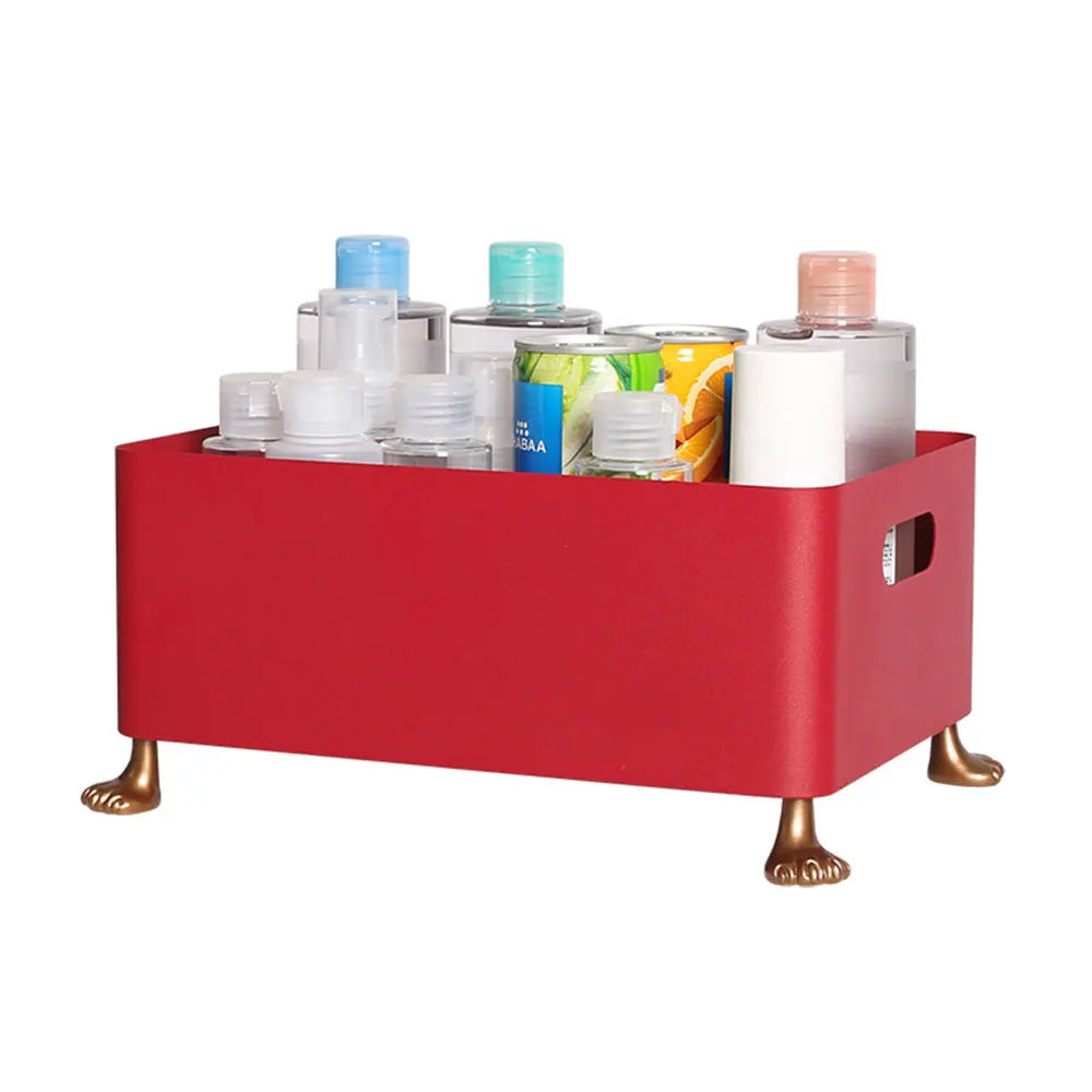 

Cosmetics Storage Basket Makeup Cosmetic Holder Jewellery Case Desk Storage Organizer Euc Storage Baskets Bathroom Accessories