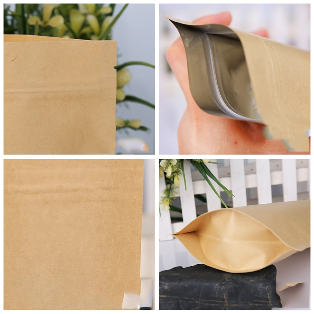 10 шт. одноразовые пакеты из крафт-бумаги | Дом и сад