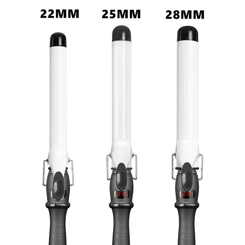 Профессиональный Керамика щипцы для завивки волос светодиодный цифровой