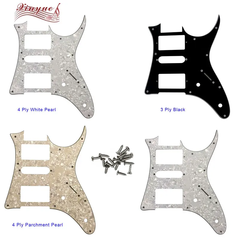 Pleroo гитары Запчасти-10 винты для отверстий MIJ Ibanez RG40 хамбакер HSH пикап защитная