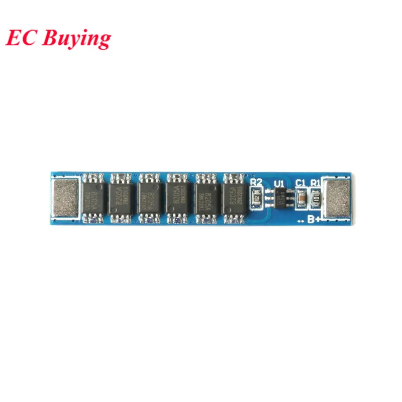 1S 6MOS 3S 4S 5s 6S 7S 8S 18650 литиевая батарея Защитная плата Li-Ion Lipo BMS PCM с функцией сохранения баланса Модуль платы 1S 3MOS 4MOS 6MOS - Цвет: 1S 6MOS