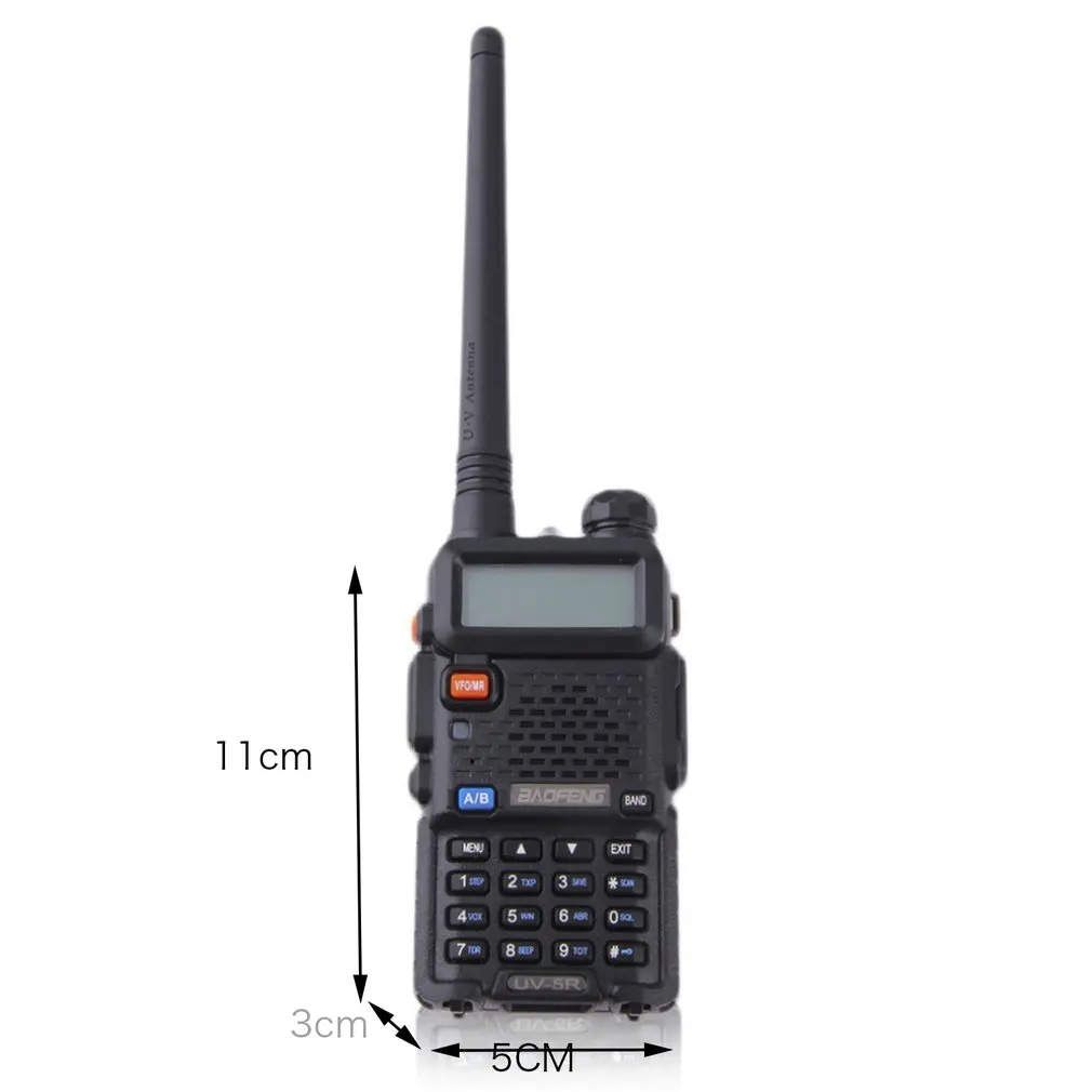 

1pcs UV-5R Walkie Talkie Dual Band Two Way Radio Portable Walkie Talkie