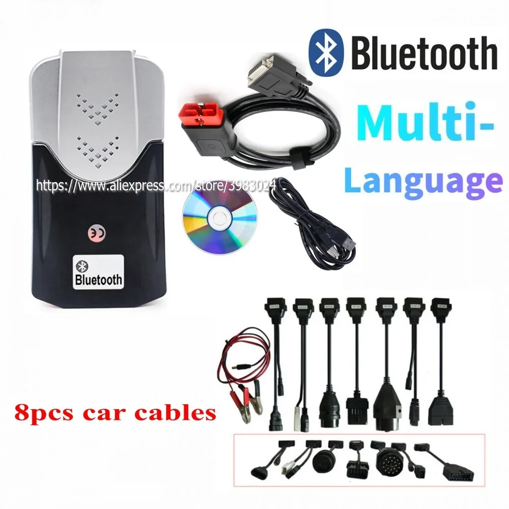 2021 новый VCI 2018.R0 VD DS150E CDP Профессиональный сканер vd tcs cdp pro plus bluetooth obd2