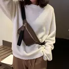 Минималистичная Повседневная легкая поясная сумка для женщин, Роскошная сумочка на ремне из искусственной кожи, забавная женская сумка через плечо, 2021