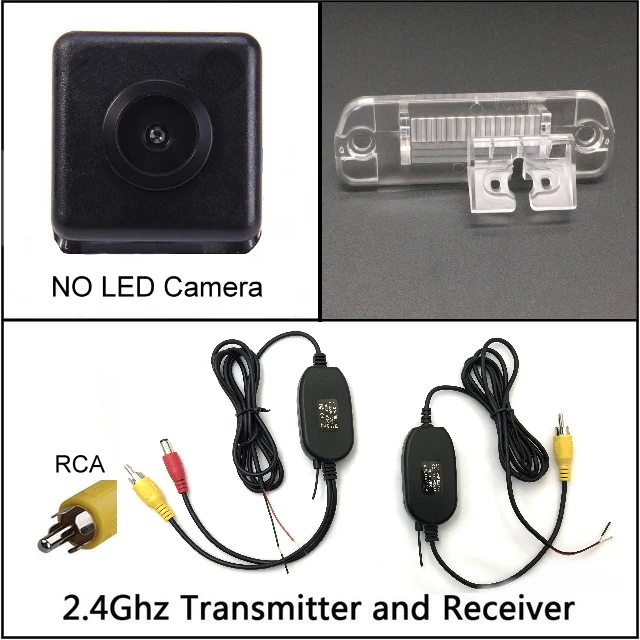 wireless n NO LED Для Mercedes Benz M ML W164 GL X164 CL W215 C215 автомобильная парковочная камера CCD HD камера заднего вида - Название цвета: wireless n NO LED