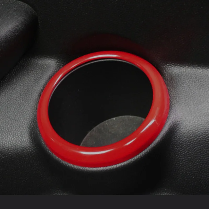 

Car Rear Middle Water Cup Ring For MINI ONE Cooper S F55 F56 F57 Car Accessories Interior Styling Decorative Stickers