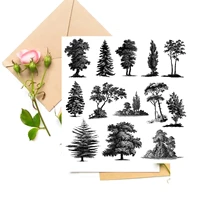 various trees transparent clear stamps for diy scrapbookingcard making stamps fun decoration supplies