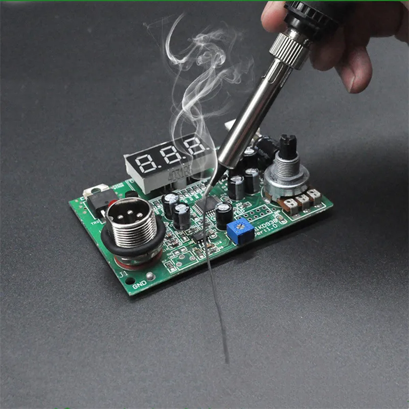 

2pcs Soldering Station Iron Handle Accessories For 852D 936 937D 898D 907/ESD Iron Head Cannula Iron Tip Bushing