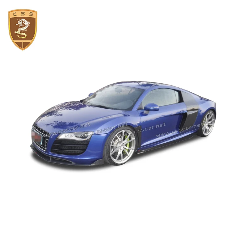 Авто модификация из углеродного волокна для R8 2007 2015 моделей углеродный передний