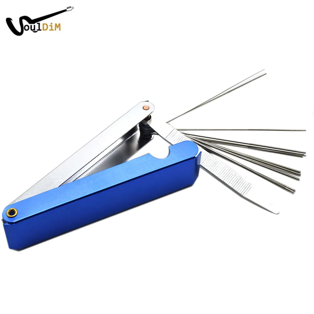 

50pcs DIY Guitar Bridge Nut and Saddle Polish Repair Tools Box Luthier Tool Replacement Guitarra Accessories