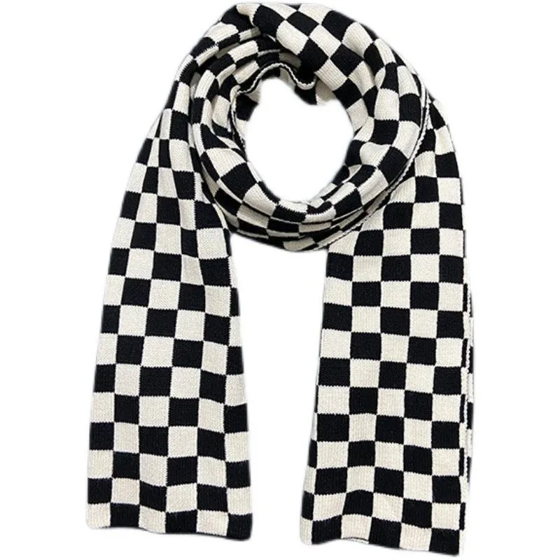 

Женский клетчатый шарф в стиле интернет-знаменитостей
