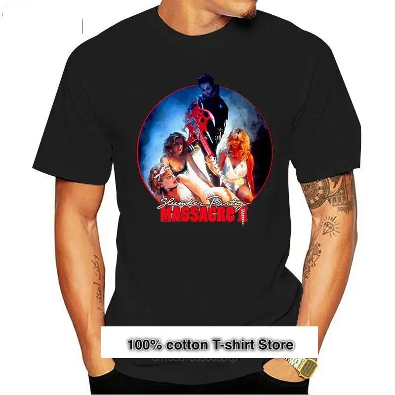 

Camiseta de algodón para hombre, camisa Retro de película de Horror, Slasher, para fiesta de pijamas, nueva