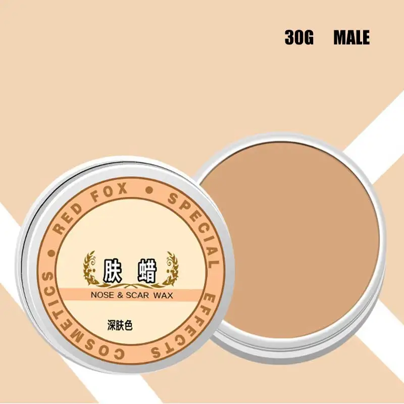 Нарядное платье для Хэллоуина с имитацией шрамов восковой кожи лица макияжа